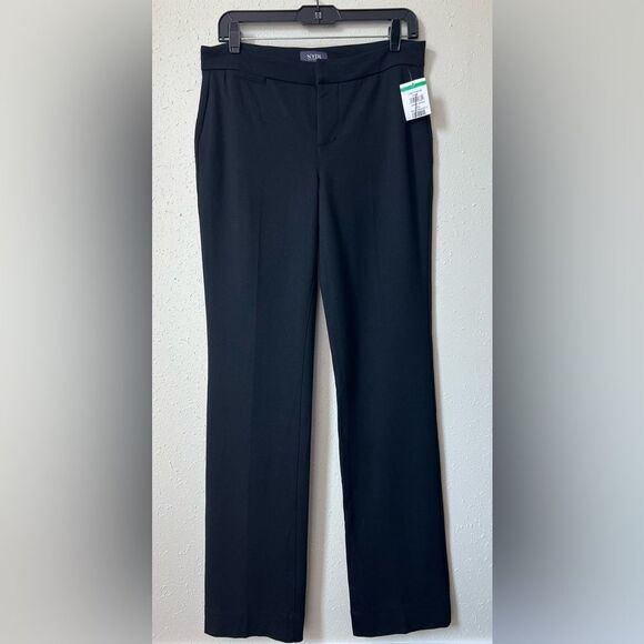NWOT NYDJ Lift Tuck® Technology Slim Trouser Pants in Black Size 4 - Picture 3 of 12